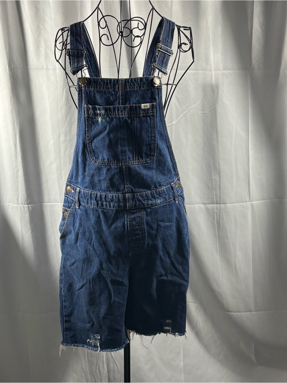 Vans Dark Blue Denim Women’s Overalls Shorts